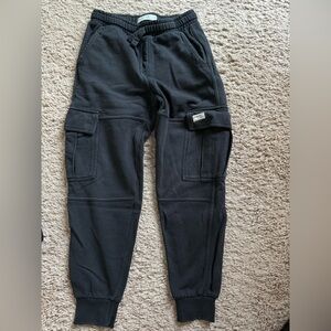 Zara Black Cargo Sweatpants for Kids